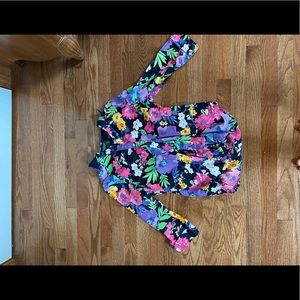 Floral button up shirt